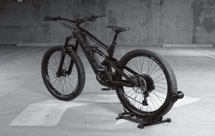 black on black mountain bike